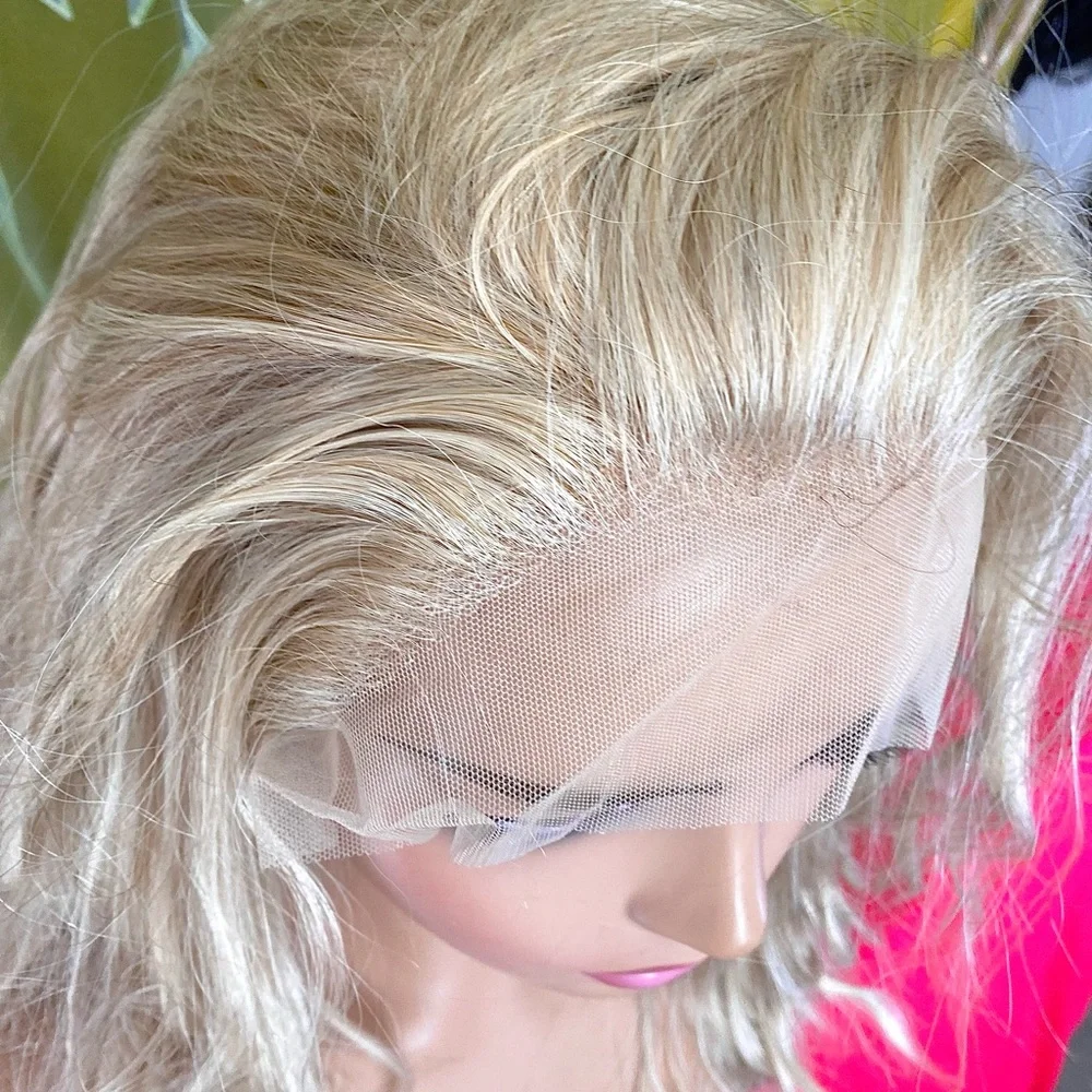 free part lace blonde wig